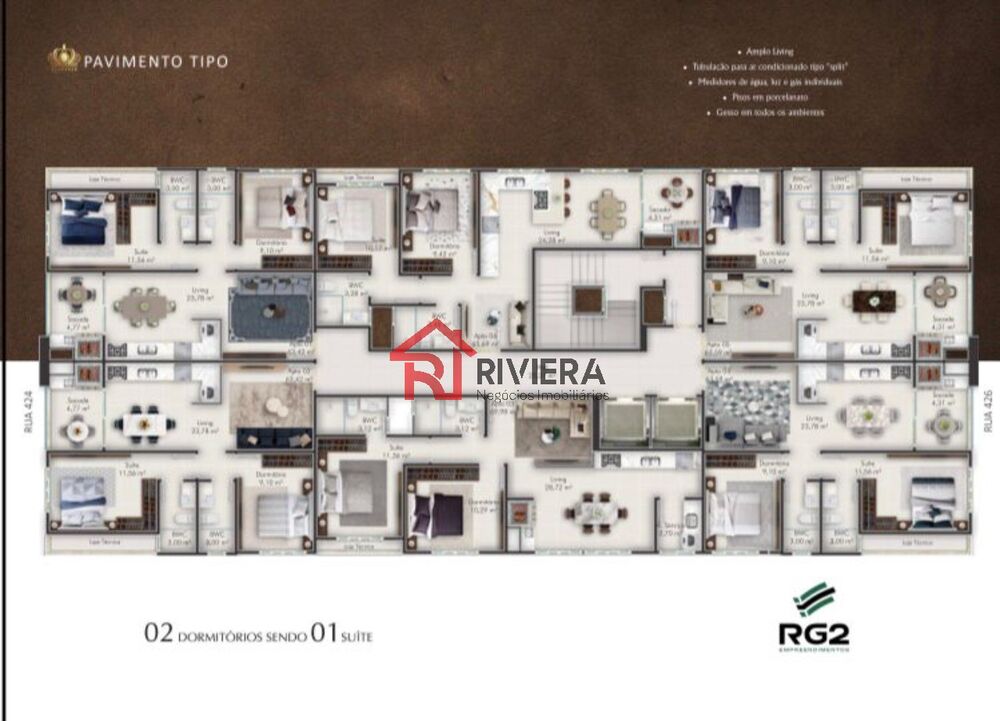 Apartamento, 1 quarto, 65 m² - Foto 2