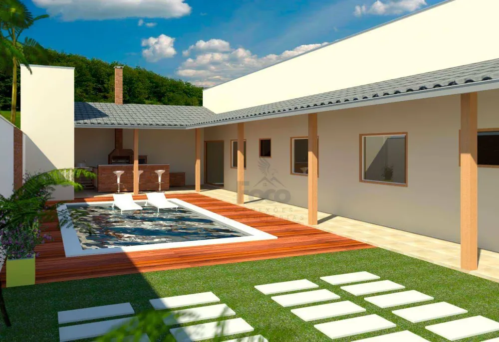 Chácara, 3 quartos, 500 m² - Foto 1