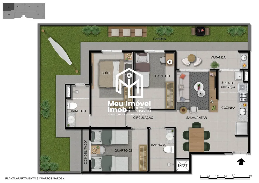 Apartamento, 3 quartos, 132 m² - Foto 13