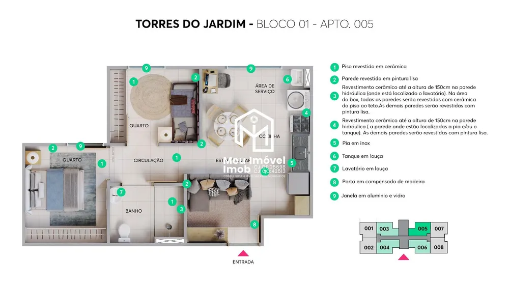 Apartamento, 2 quartos, 45 m² - Foto 14