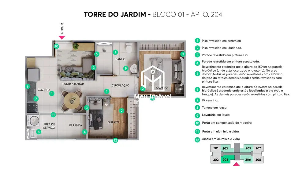 Apartamento, 2 quartos, 45 m² - Foto 15