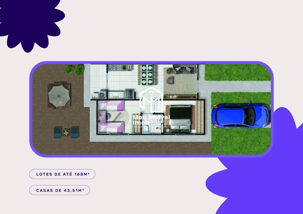 Casa, 2 quartos, 43 m² - Foto 8