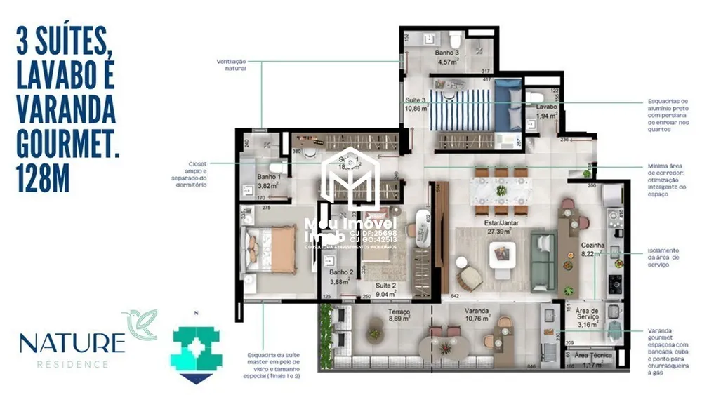 Apartamento, 3 quartos, 96 m² - Foto 15