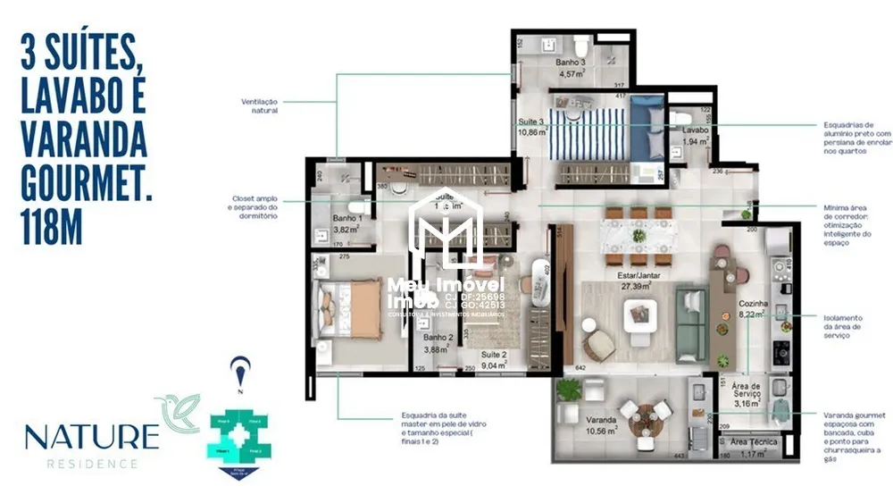 Apartamento, 3 quartos, 96 m² - Foto 16