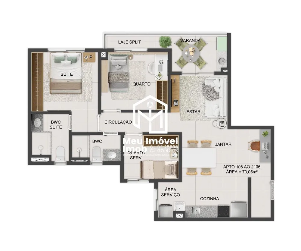 Apartamento, 2 quartos, 60 m² - Foto 14