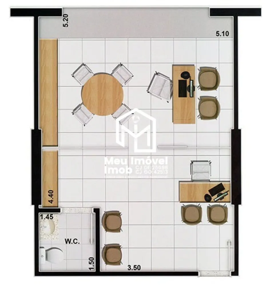 Sala-Conjunto, 55 m² - Foto 15