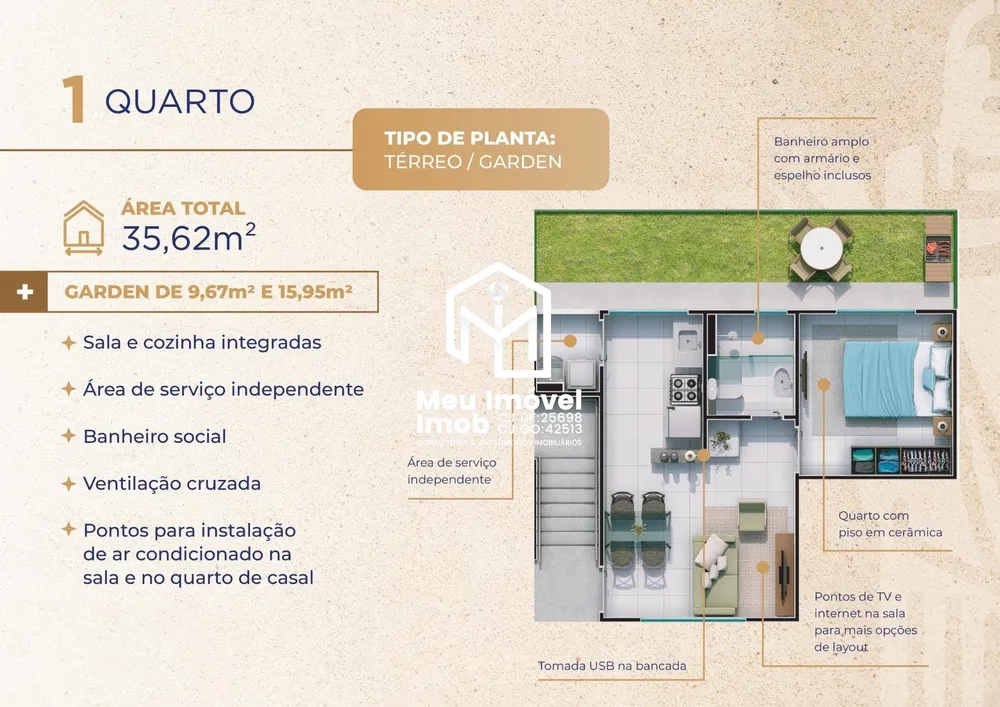 Apartamento, 1 quarto, 35 m² - Foto 16