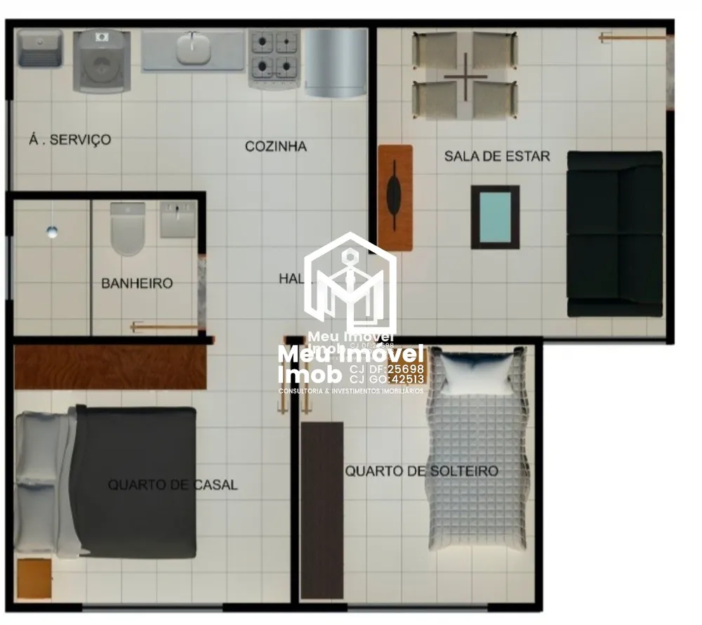 Apartamento, 2 quartos, 44 m² - Foto 16