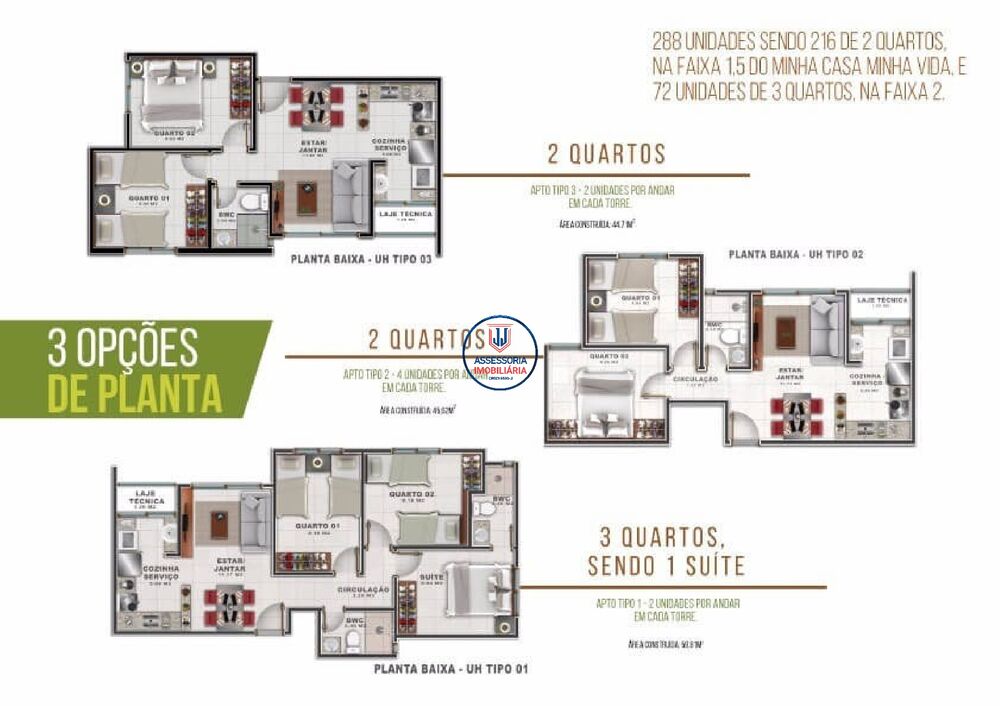 Apartamento à venda com 2 quartos, 44m² - Foto 4