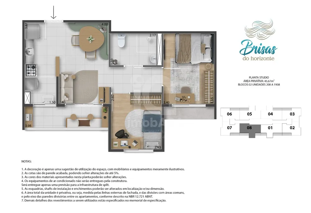 Apartamento, 2 quartos, 43 m² - Foto 14