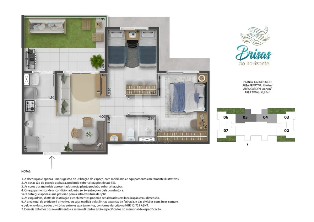 Apartamento, 2 quartos, 43 m² - Foto 12