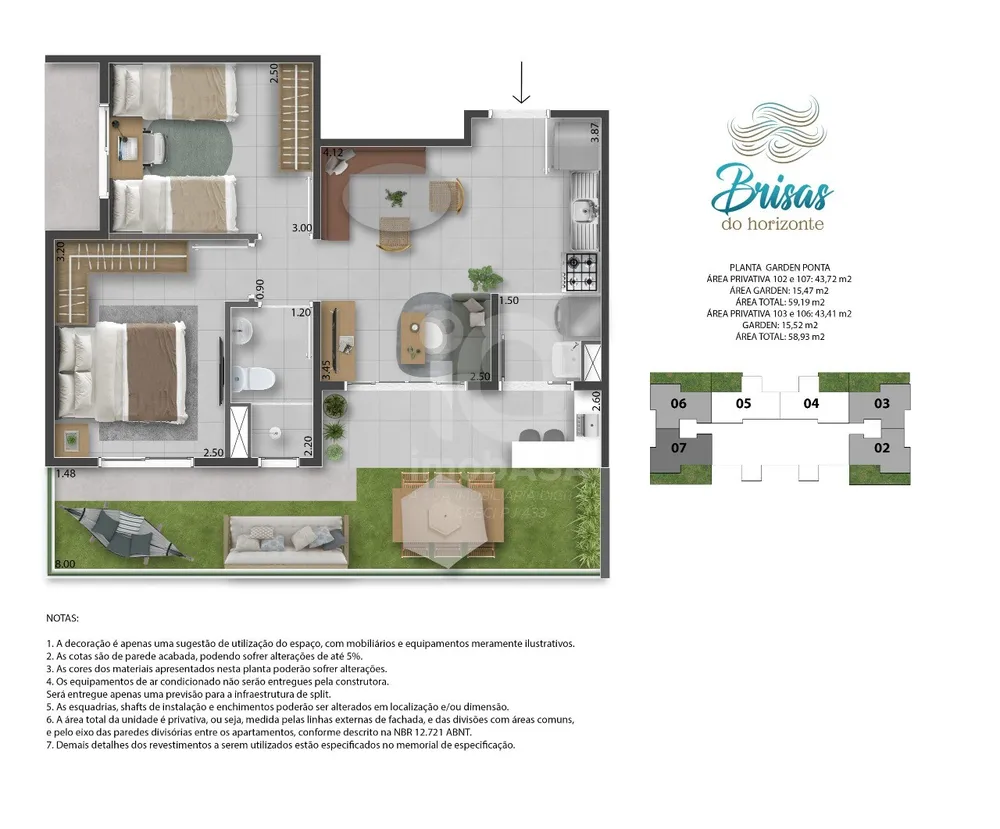 Apartamento, 2 quartos, 43 m² - Foto 13