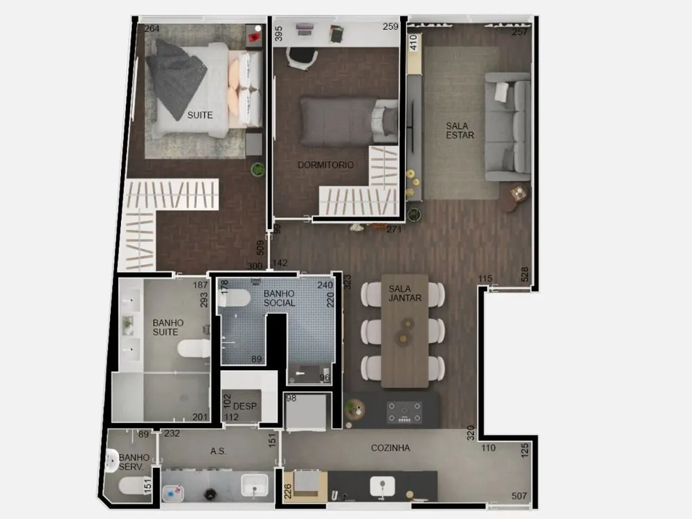 Apartamento, 2 quartos, 86 m² - Foto 5