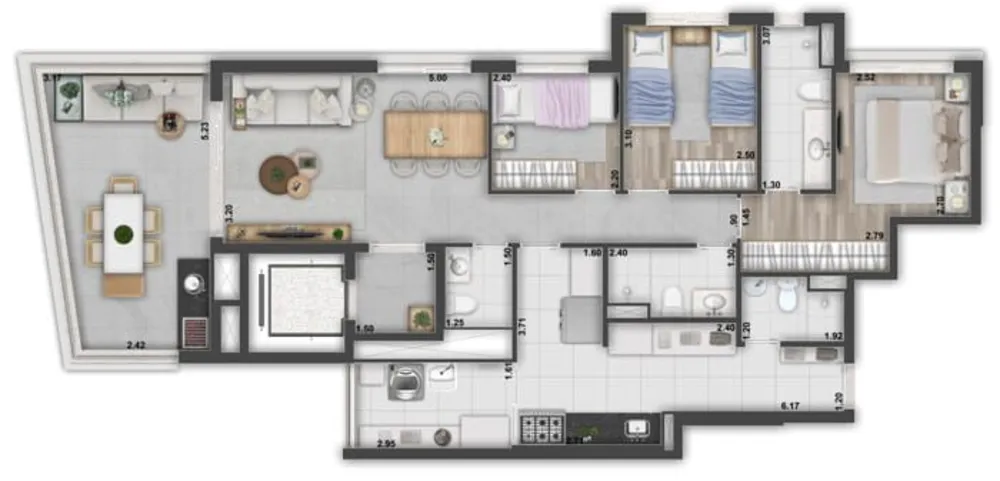 Apartamento, 3 quartos, 108 m² - Foto 4