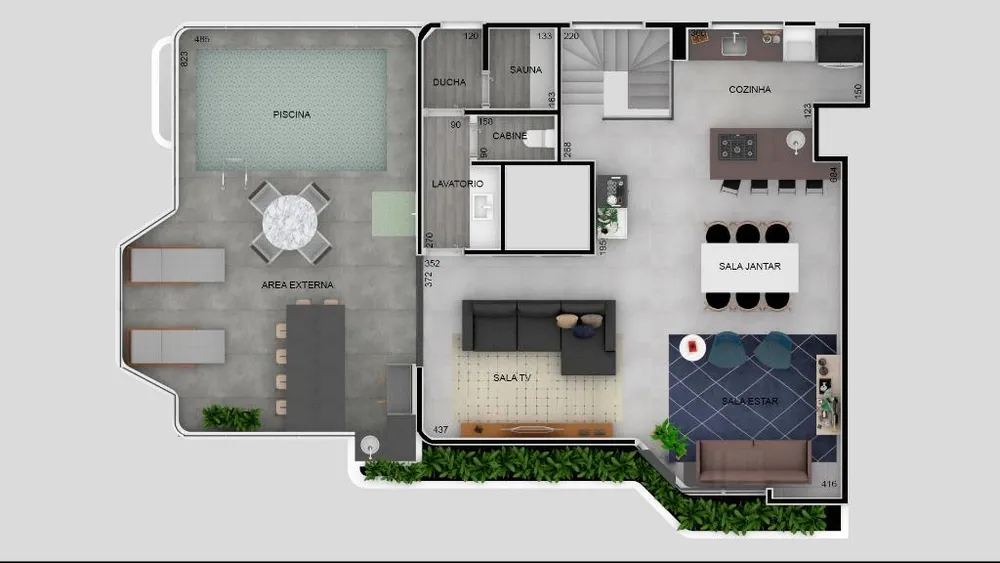 Cobertura, 3 quartos, 268 m² - Foto 5