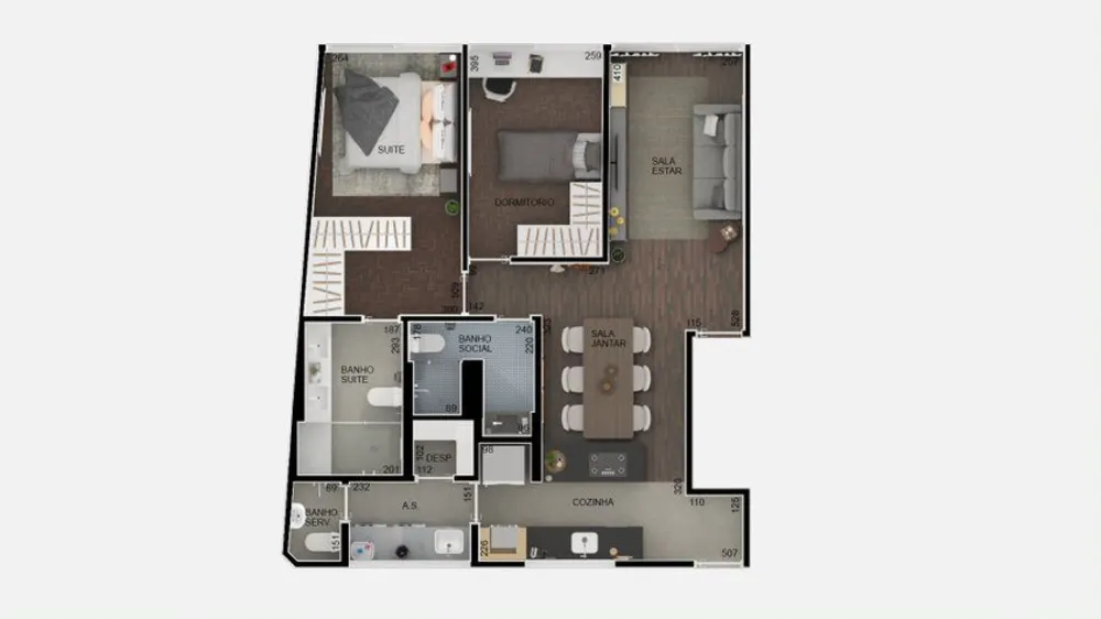 Apartamento, 2 quartos, 86 m² - Foto 3