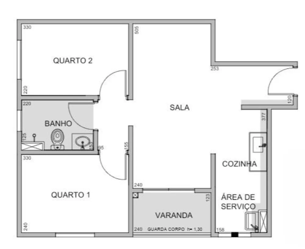 Apartamento, 2 quartos - Foto 6