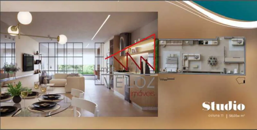 Apartamento, 1 quarto, 58 m² - Foto 10