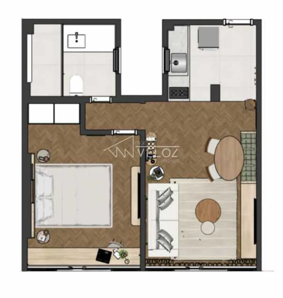 Apartamento, 1 quarto, 35 m² - Foto 4