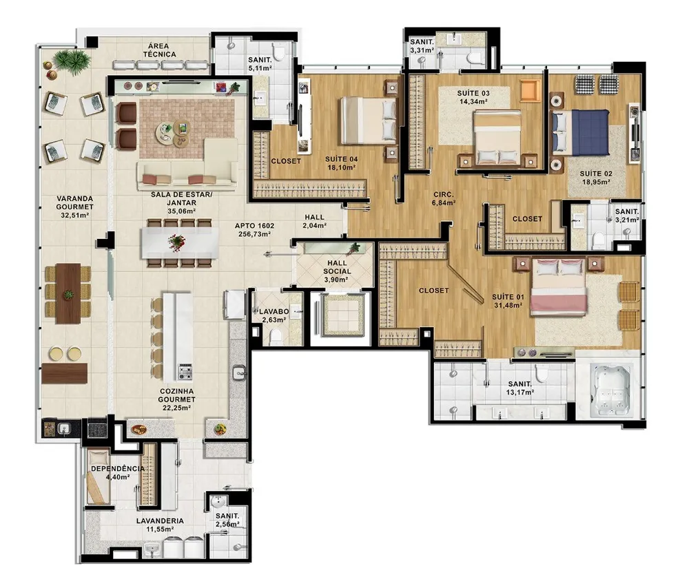 Apartamento, 3 quartos, 101 m² - Foto 16