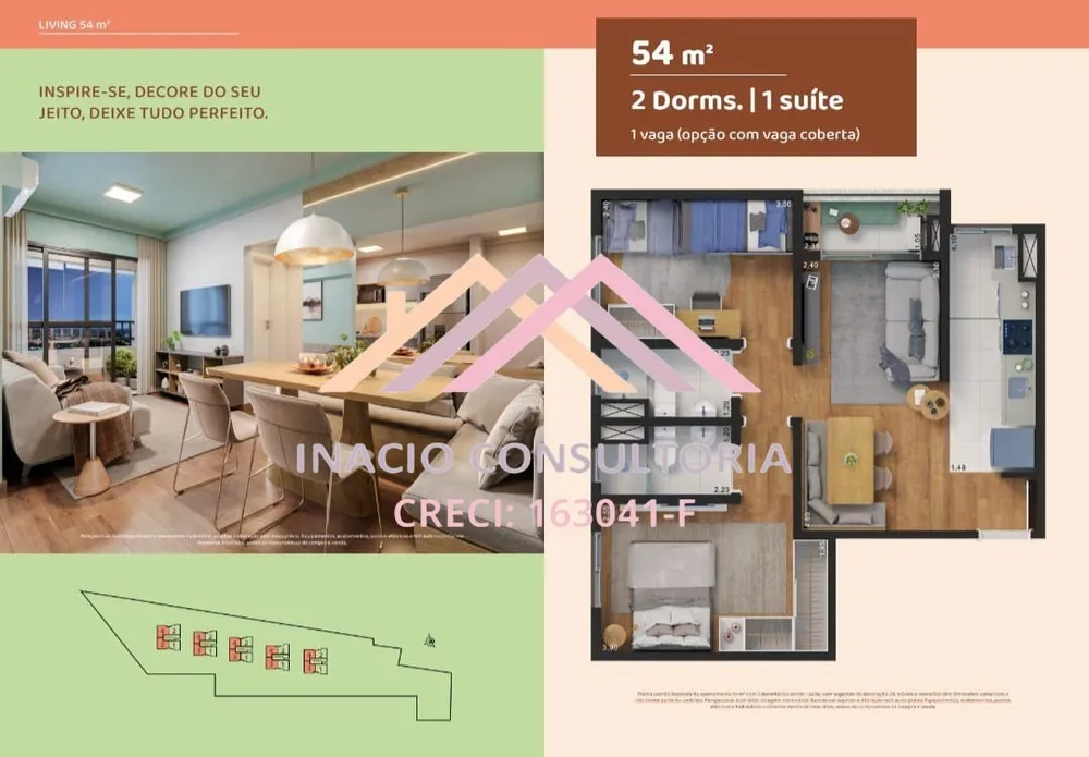 Apartamento, 2 quartos, 48 m² - Foto 11