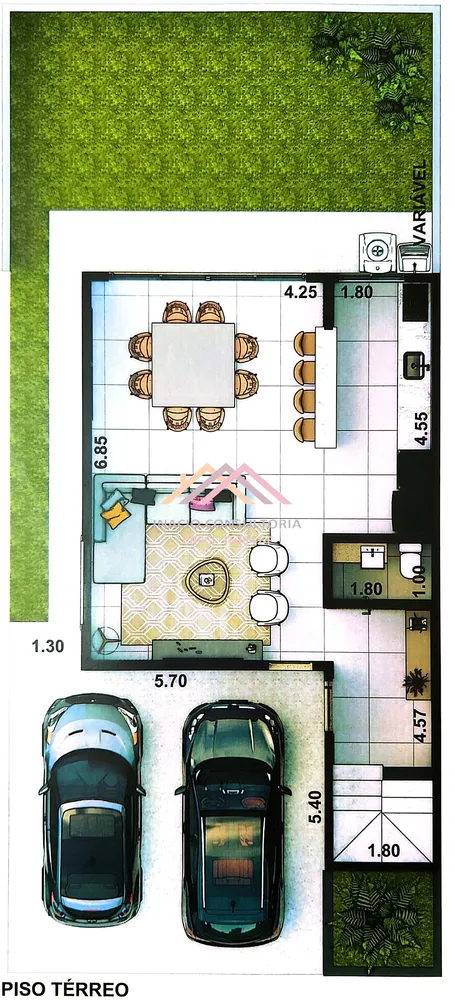 Casa, 3 quartos - Foto 3