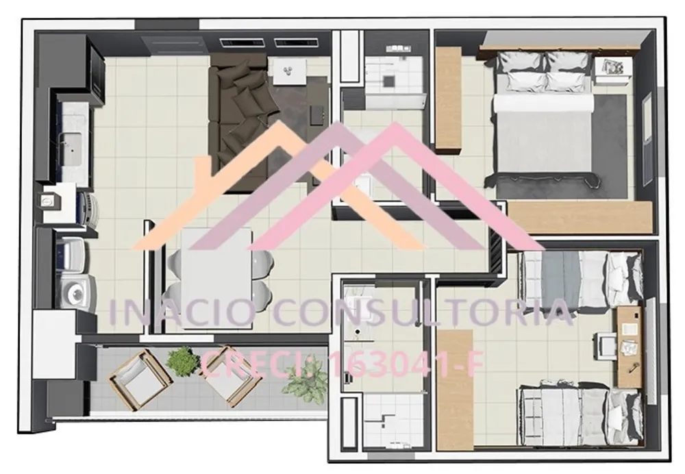 Apartamento, 2 quartos, 50 m² - Foto 10