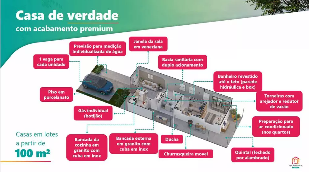 Casa de Condomínio, 2 quartos - Foto 6