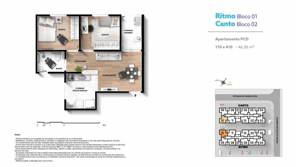 Apartamento, 2 quartos, 46 m² - Foto 18