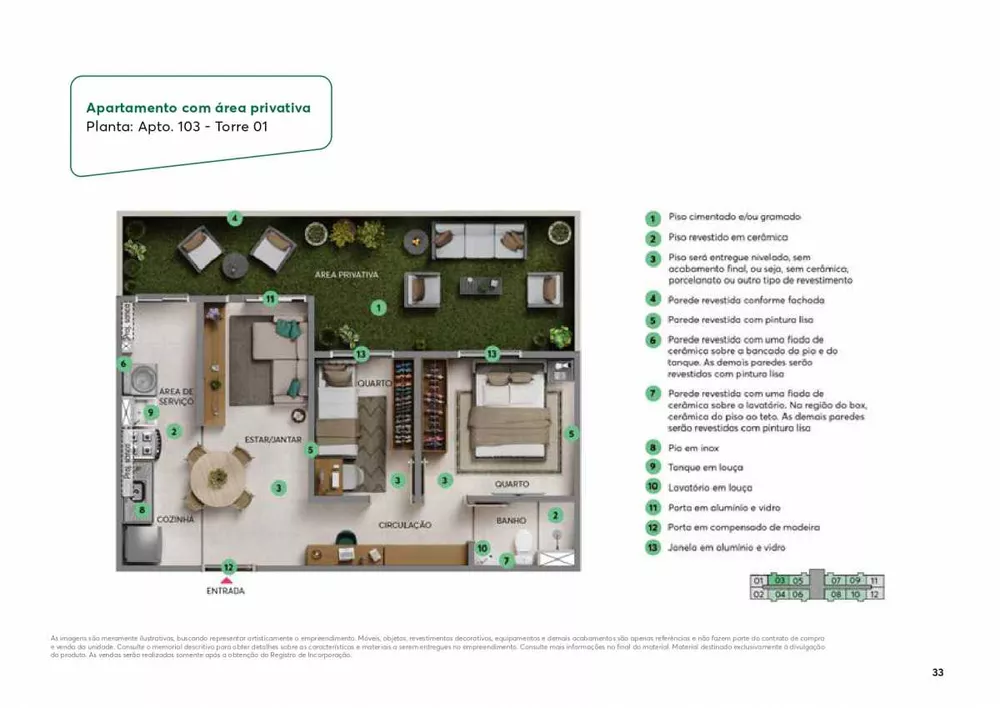 Apartamento, 2 quartos, 36 m² - Foto 25