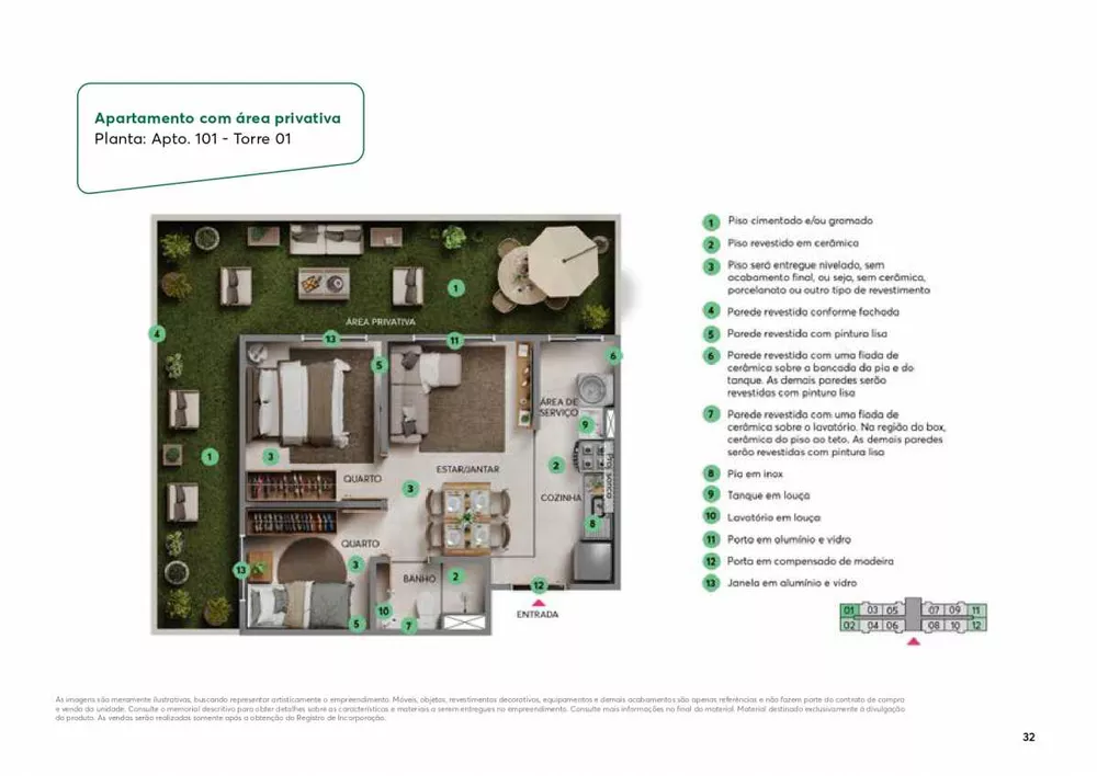 Apartamento, 2 quartos, 36 m² - Foto 24