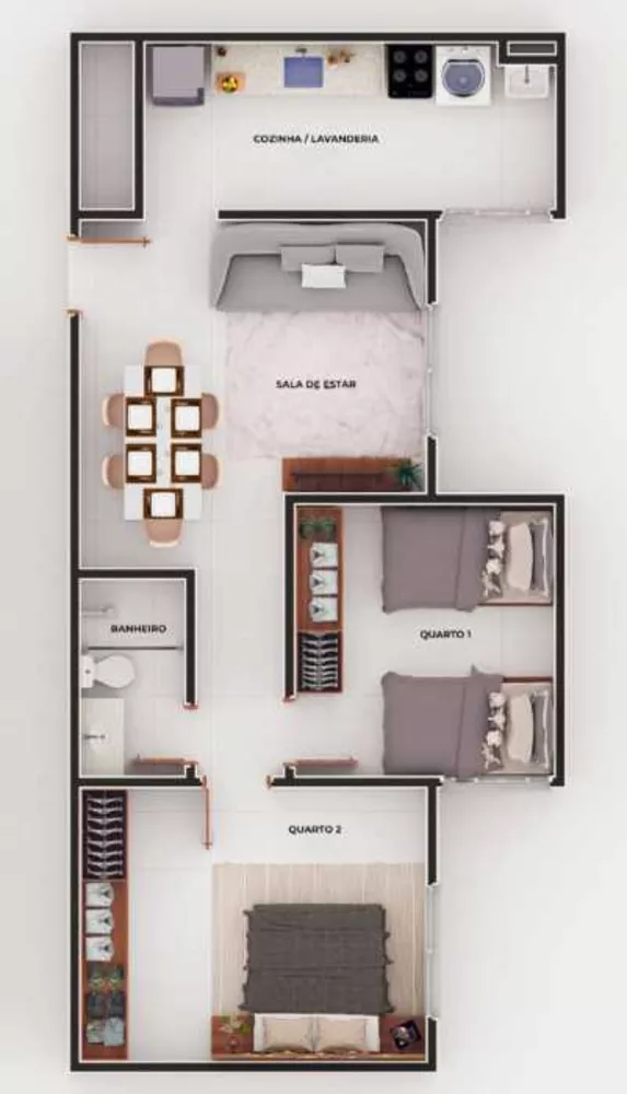 Apartamento, 2 quartos, 59 m² - Foto 15