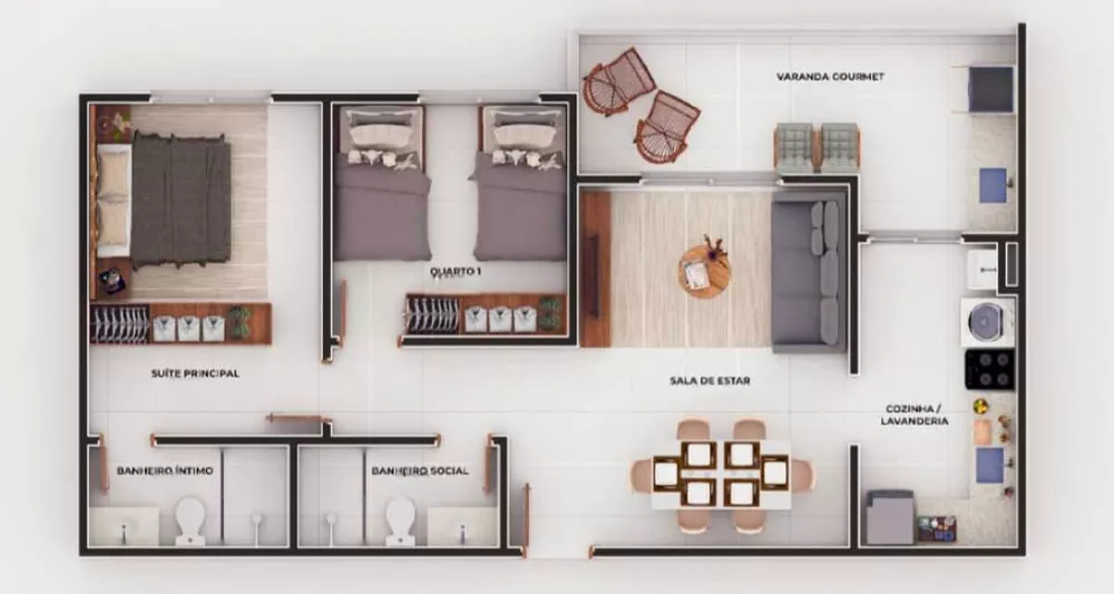 Apartamento, 2 quartos, 59 m² - Foto 11