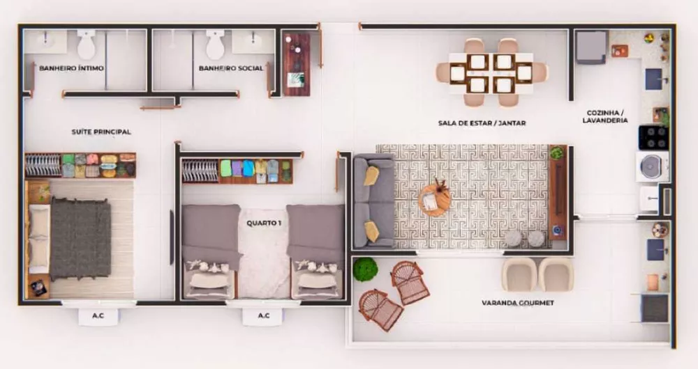 Apartamento, 2 quartos, 59 m² - Foto 14