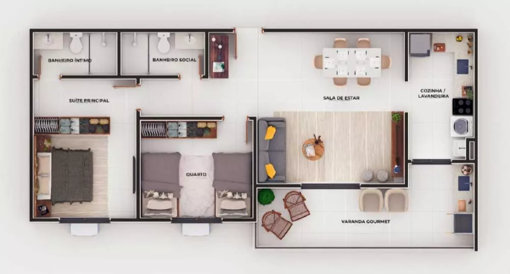 Apartamento, 2 quartos, 59 m² - Foto 13