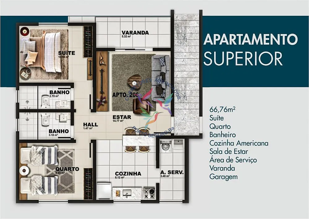 Apartamento, 1 quarto, 67 m² - Foto 4