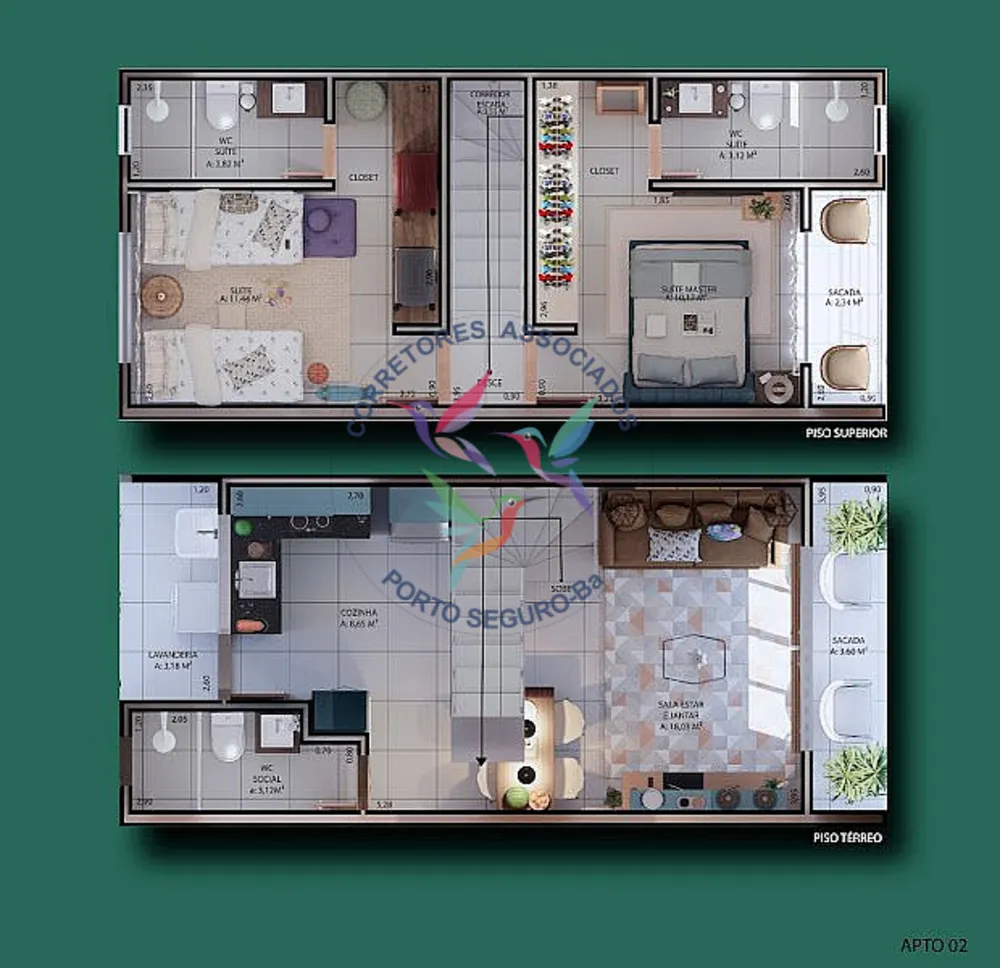 Apartamento, 2 quartos, 78 m² - Foto 2