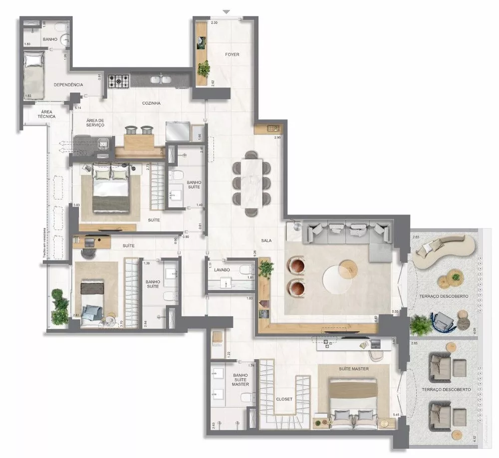 Apartamento, 3 quartos, 149 m² - Foto 20