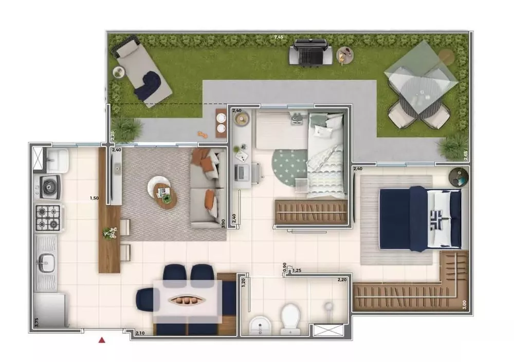 Apartamento, 2 quartos, 38 m² - Foto 15