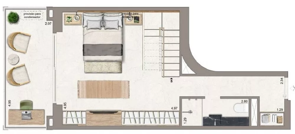 Kitnet-Studio, 45 m² - Foto 22