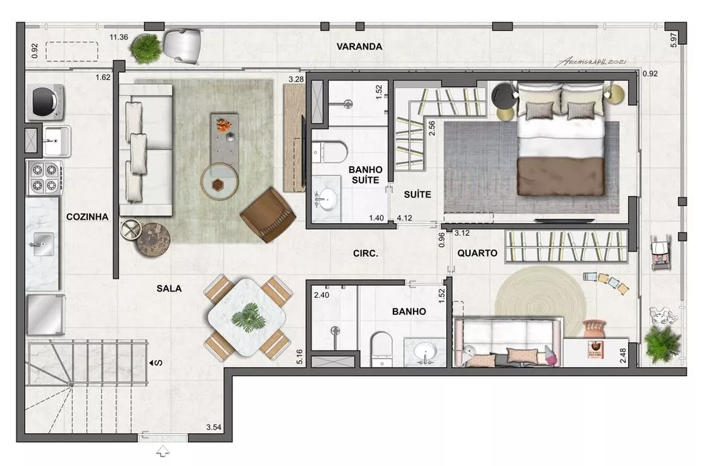 Apartamento, 3 quartos, 117 m² - Foto 10