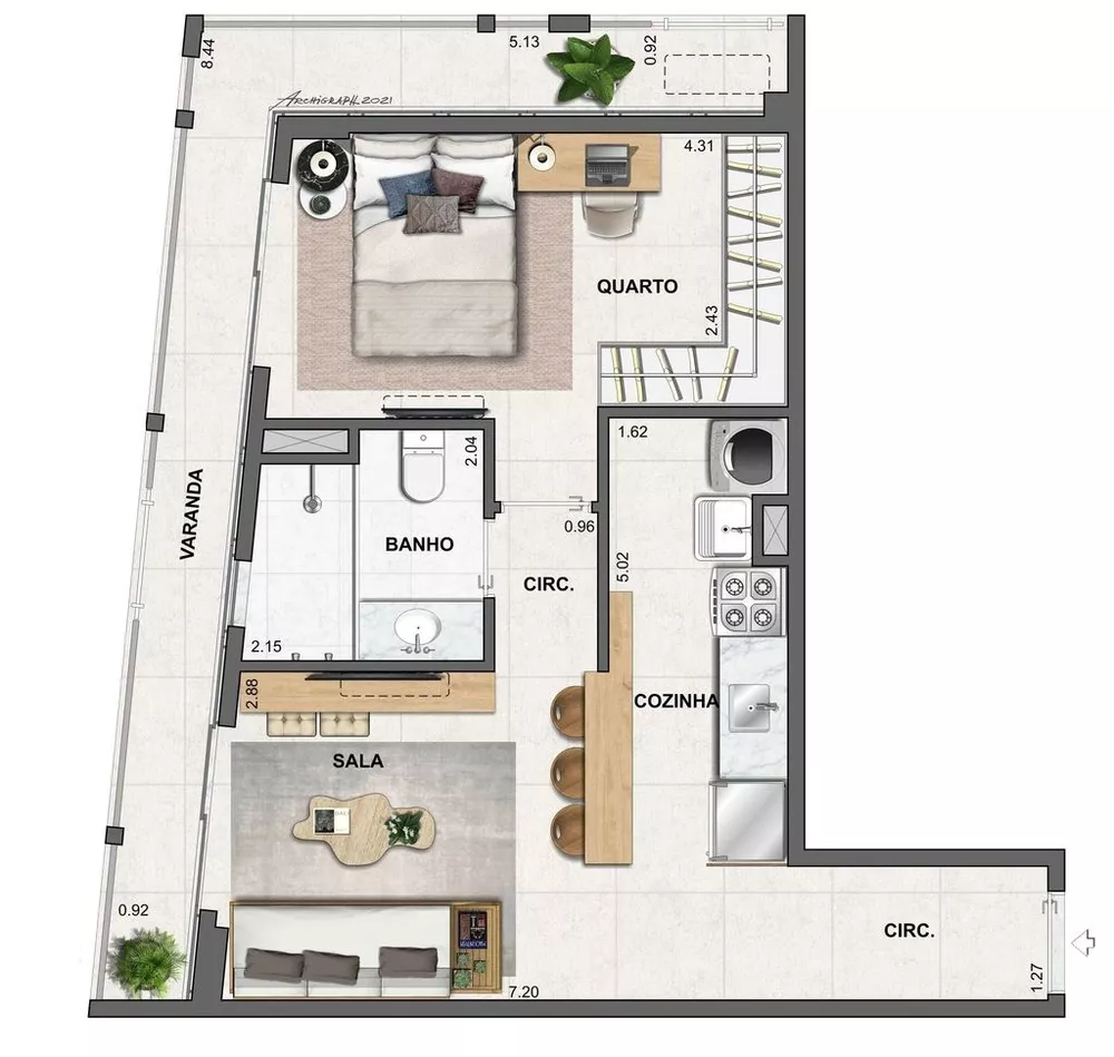 Apartamento, 3 quartos, 117 m² - Foto 6