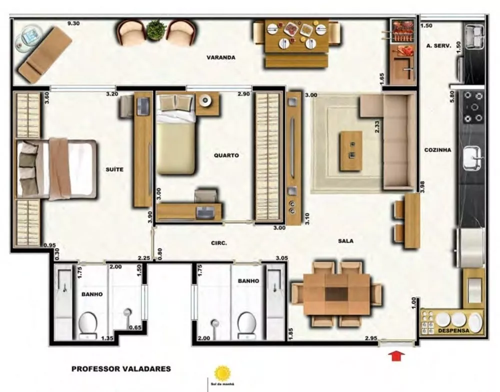 Apartamento, 3 quartos, 129 m² - Foto 37