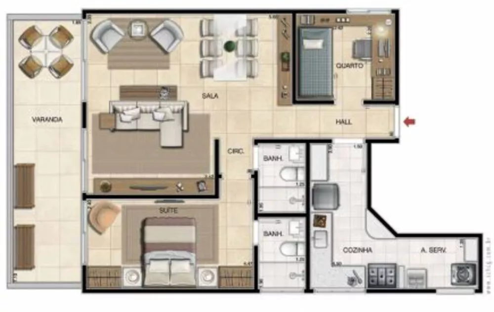 Cobertura, 2 quartos, 145 m² - Foto 22