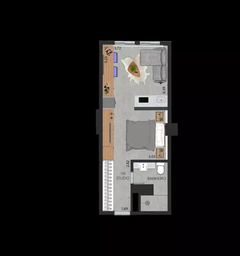 Apartamento, 1 quarto, 48 m² - Foto 40