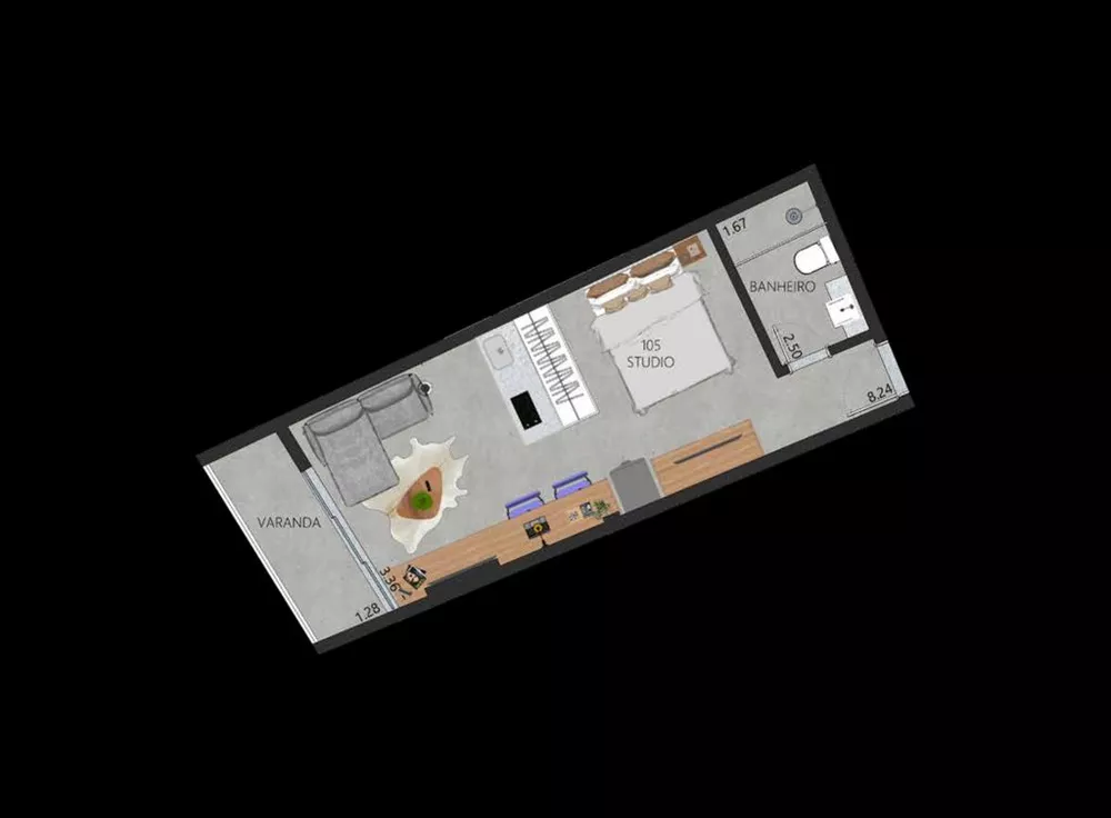 Apartamento, 1 quarto, 48 m² - Foto 28