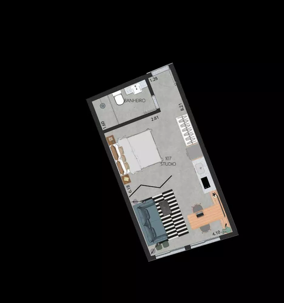 Apartamento, 1 quarto, 48 m² - Foto 29