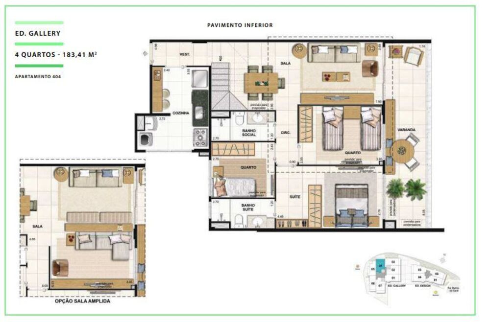 Cobertura, 4 quartos, 204 m² - Foto 23