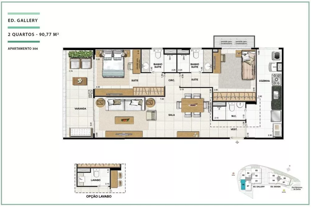 Cobertura, 4 quartos, 204 m² - Foto 21