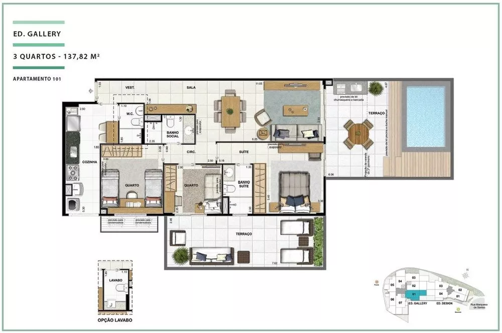 Cobertura, 4 quartos, 204 m² - Foto 20
